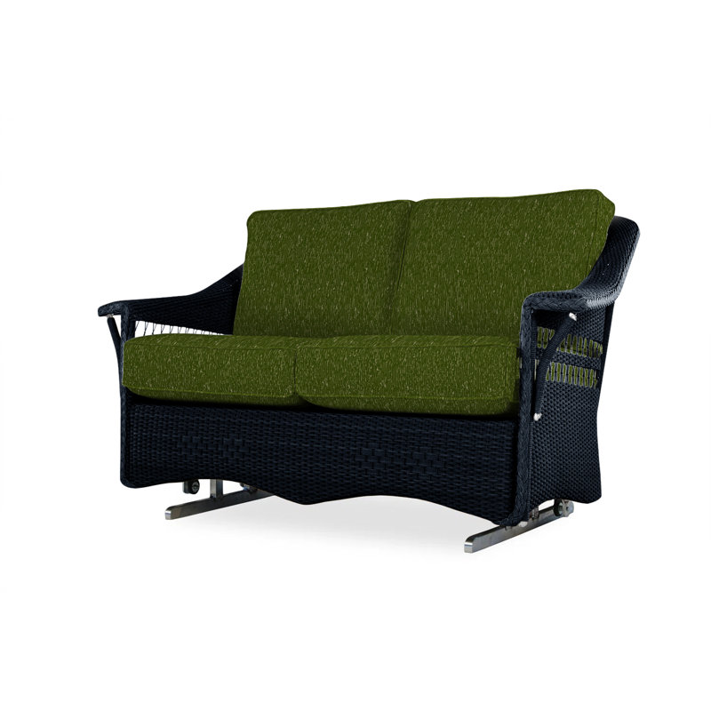 Nantucket Outdoor 2 - Seat Loveseat, Friendly Flax, Ebony
