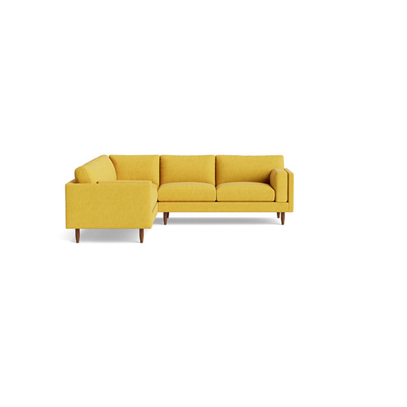 Skinny Fat Sectional, Performance Weave - Natural, Left Hand Facing