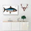 Blue Salmon Fish by M.E. Bloch - Wrapped Canvas-55362655
