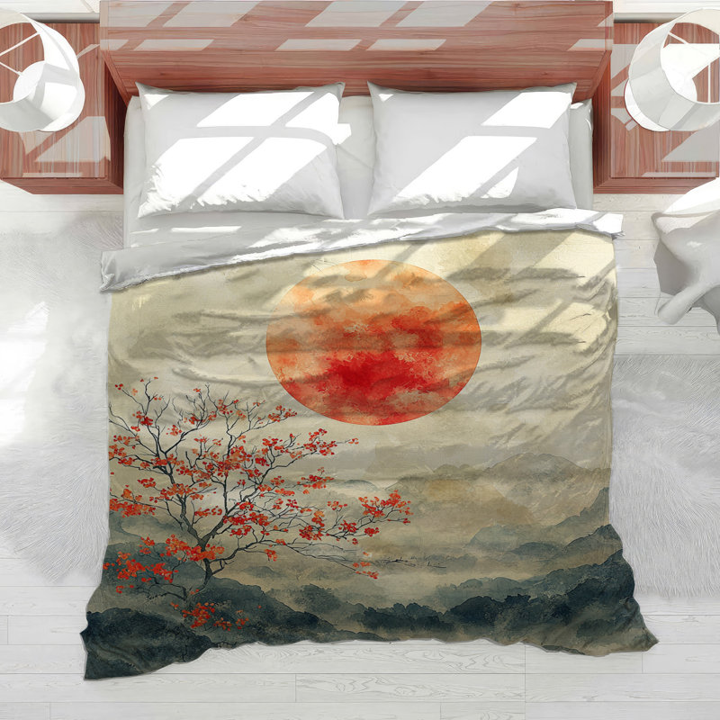 Sun Bedding Nature Comforter Japandi, King Comforter