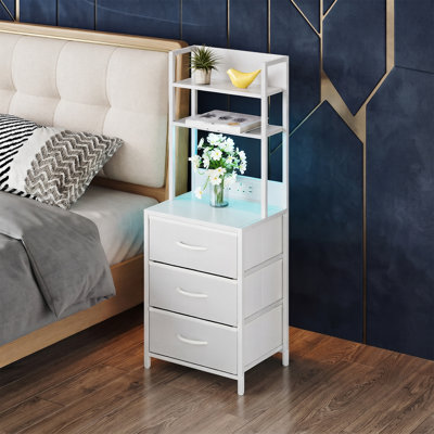 39 cm W Bedside Table