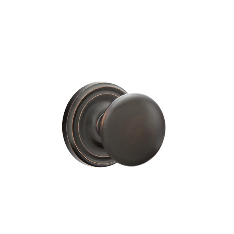 Saratoga Handle With Knob And Deadbolt, Oil Rubbed Bronze