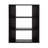 Akita Angled Three-Tier Wood Wall Shelf