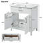 Meuble-lavabo 30 po avec comptoir en céramique-779033606