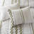 3 Piece Cotton Comforter Set with Chenille Tufting and Printed Design