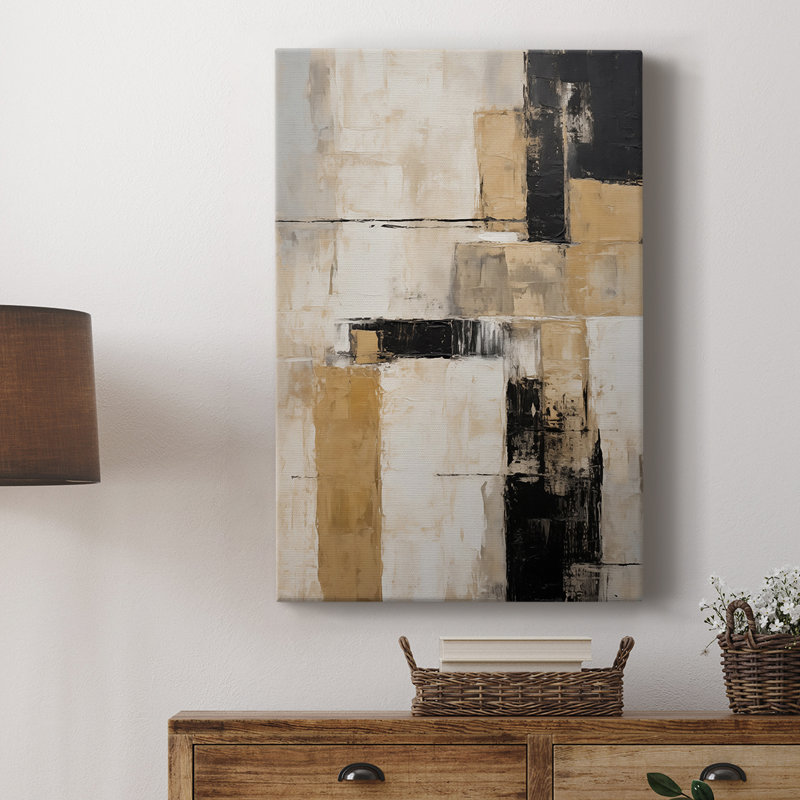ABSTRACT Series CDII -Custom Wrapped Gallery Cavas, 12" H x 8" W