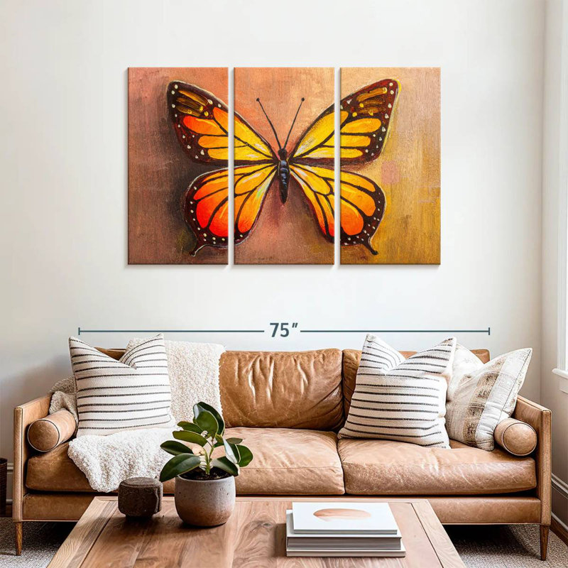 Brampt Simple Butterfly, 36" H x 57" W
