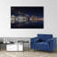 Reflet nocturne du pont de Brooklyn - Architecture contemporaine - Affiche murale-240553342