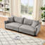 Velours côtelé gris polyvalent pour différentes occasions - utilisation avec deux coussins décoratifs et une maison confortable-1336615118