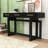 Wood Console Table with Three Drawers-739176292