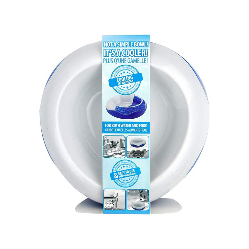 Pet Dog Cooler Bowl Frosty Bowl Keeps Water Cool And Fresh 350ML/500ML/1500ML