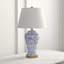 Ensemble de lampes de table 29 po bleu / blanc cassé / or-1633524140