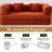 Boneless No Assembly Convertible Sofa Bed - Foldable Floor Couch With Fluffy & Cozy Full Foam - Modular Sectional For Living Room, Bedroom, Studio - Compression Sofa In Box-738625758