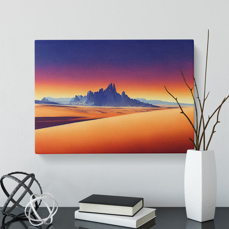 Desert View Vol.3 - Wrapped Canvas, 40cm H x 60cm W x 3cm D