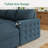 Brunella U-shaped Modular Sleeper Sectional Corduroy Sofa Bed With Storage Space-1503454835
