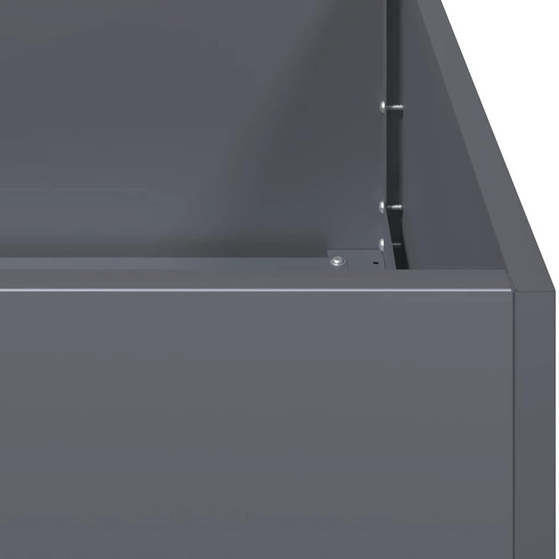 Planter, 30cm H x 40cm W x 40cm D, Anthracite