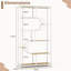 176cm H x 95cm W Metal Etagere Bookcase-1012147684