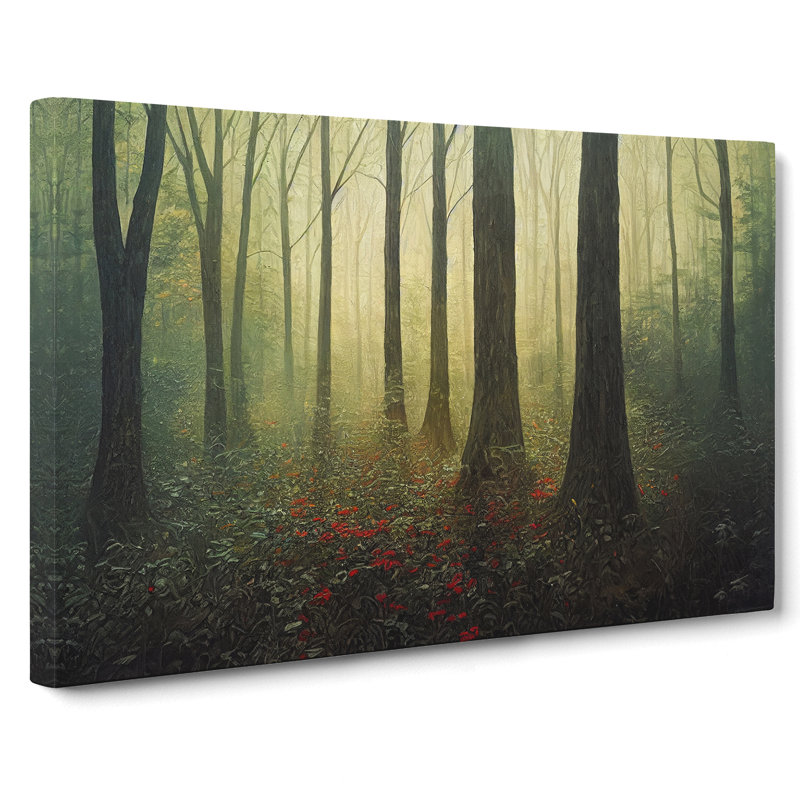 Painted Forest Vol.4 - Wrapped Canvas, 35cm H x 50cm W x 3cm D