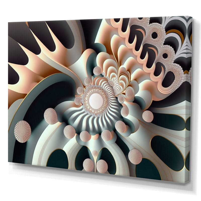 «Dezi Fractal Flower Universe II», reproduction sur toile, L 20 po x H 12 po, Toile tendue