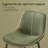 Borna 17.7''W x 15.7''D Mid-Century Faux Leather Bar Stools/ Counter Stools with Steel Frame & Footrest-526089321-526139417