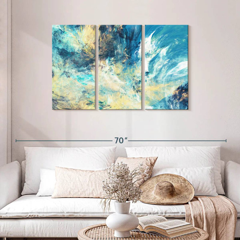 Avery Frosty Dynamic Abstract, 28" H x 45" W