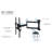 Tilt/Swivel/Articulating/Extending Arm Wall Mount 32"-55" Screens