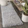 Aydin Solid Plush Shag Gray Rug