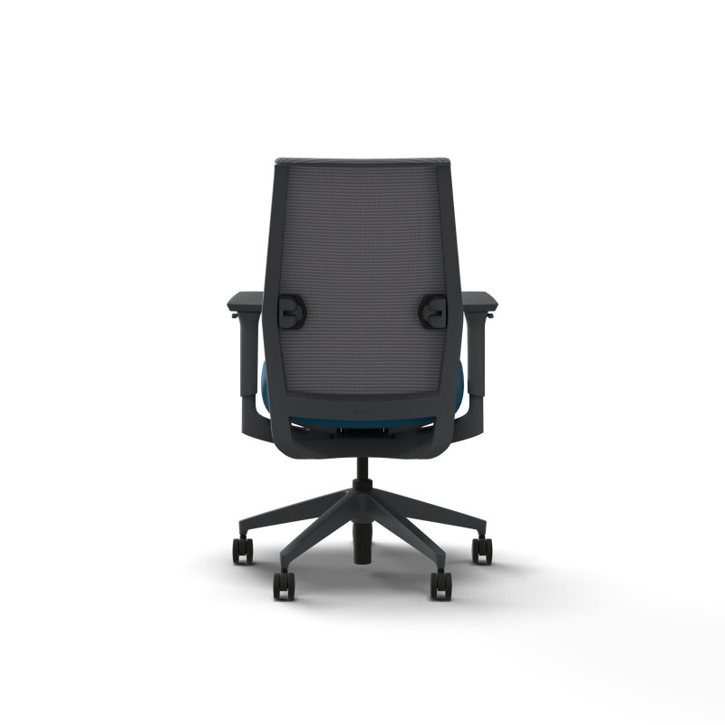 HON Cipher Mesh Ergonomic Office Chair, Charcoal Frame, Peacock, Peacock, Charcoal