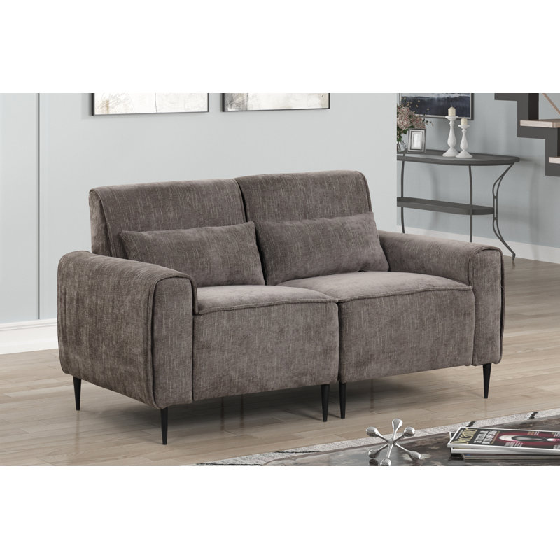 Othoniel Upholstered 62'' Loveseat, Gray