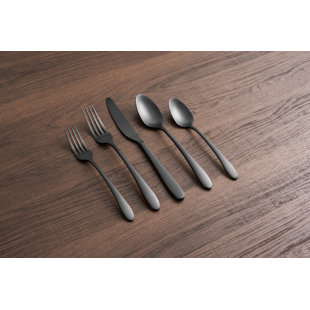 Cambridge Silversmiths Rame Hammered Copper 12-Piece Cutlery Set with Block