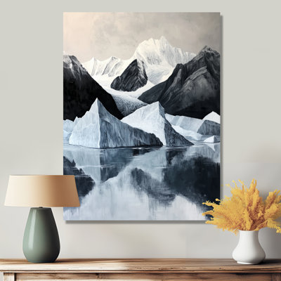Glacial Grandeur Painting In Alaska III - Alaska Wall Art Print