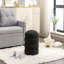 Repose-pieds rond Hasset, repose-pieds rond doux, repose-pieds-2076740256