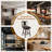 Desouza Transitional Faux Leather 26"H Swivel Counter Stool With Solid Wood Legs (Set of 4)