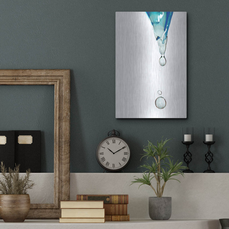 Ivy Bronx «Water» par Dana Brett Munach, art mural en métal, H 16 po x l 12 po