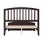 Lit plateforme en bois massif avec pied de lit assorti Audriel-906508004-906508056