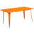 Lubron 31.5'' x 63'' Rectangular Metal Indoor-Outdoor Table Set with 4 Arm Chairs-24678767-98689510