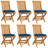 Kerish Teak Patio Chair with Cushions-1486638897