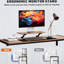 Bureau d'écriture industriel, bureau d'ordinateur avec tablette à 4 niveaux