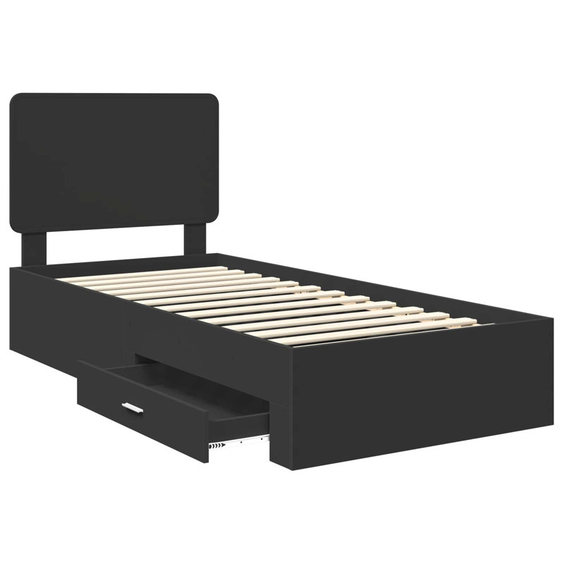 Bed, Black, Small Single (2'6)