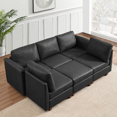 Canapé modulaire rembourré 6 pièces 6 pièces