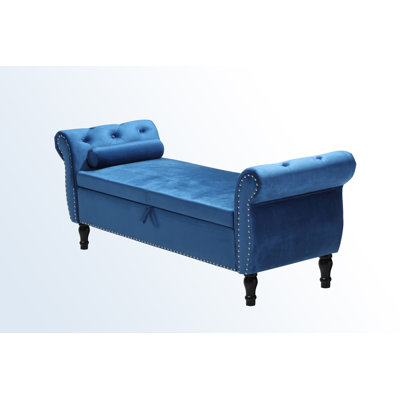 Latita Velvet Upholstered Storage Bench