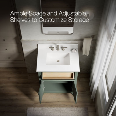 Meuble-lavabo avec lavabo et comptoir en quartz 30 po Charlemont