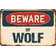 SignMission Beware of Wolf Sign | Wayfair