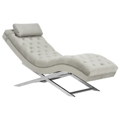 Mabella Velvet Chaise Lounge