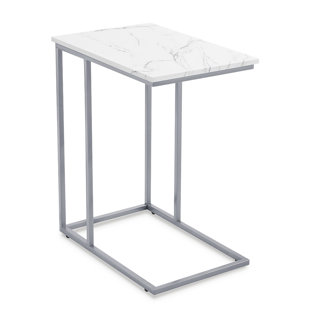Faux Marble End Table