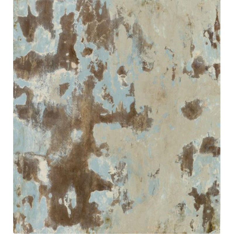 Blurred Letter Print by Sara Brown, 34" H x 30" W, Glass Coat
