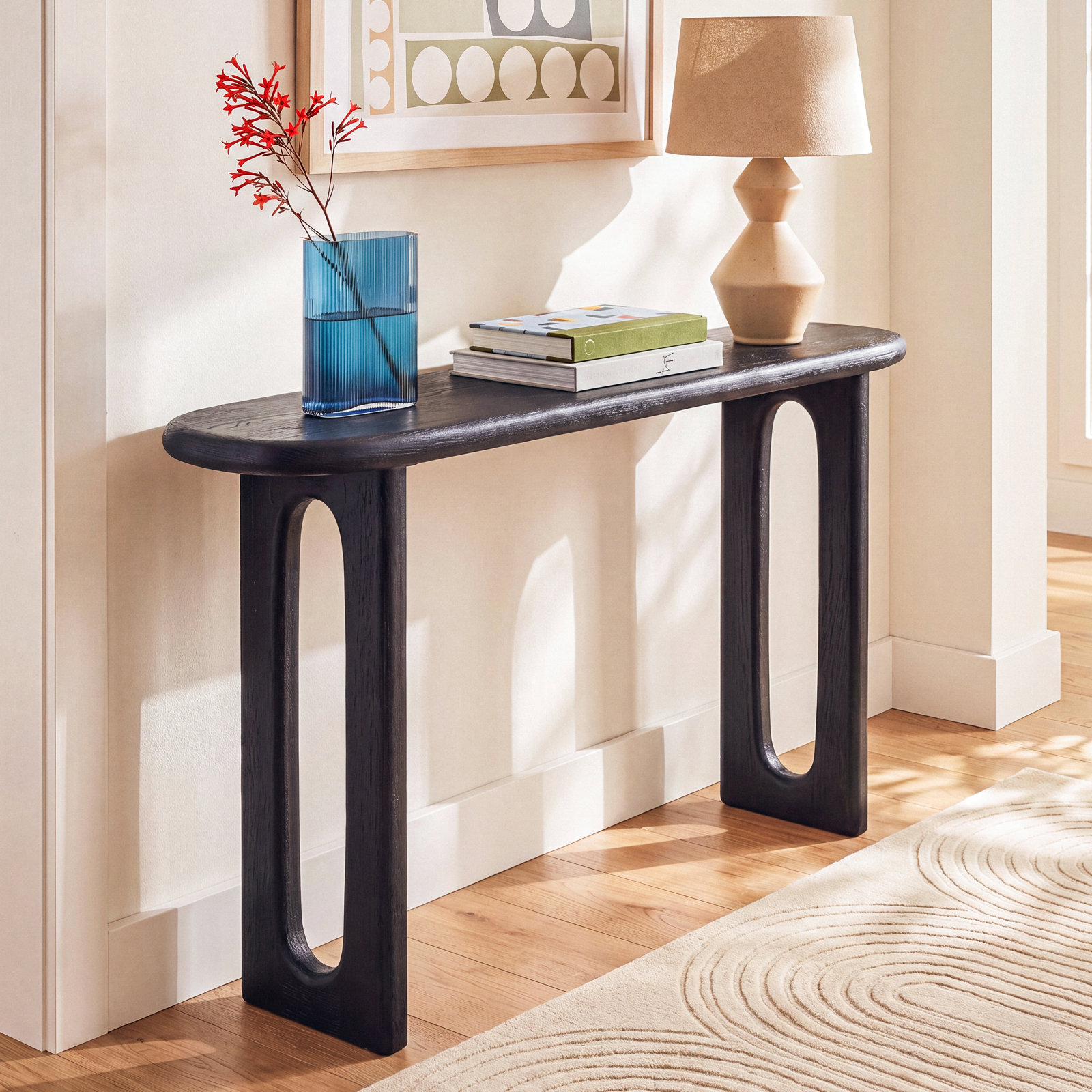 Griffey 50'' Console Table, Black