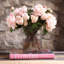 Arrangement floral rosé rose