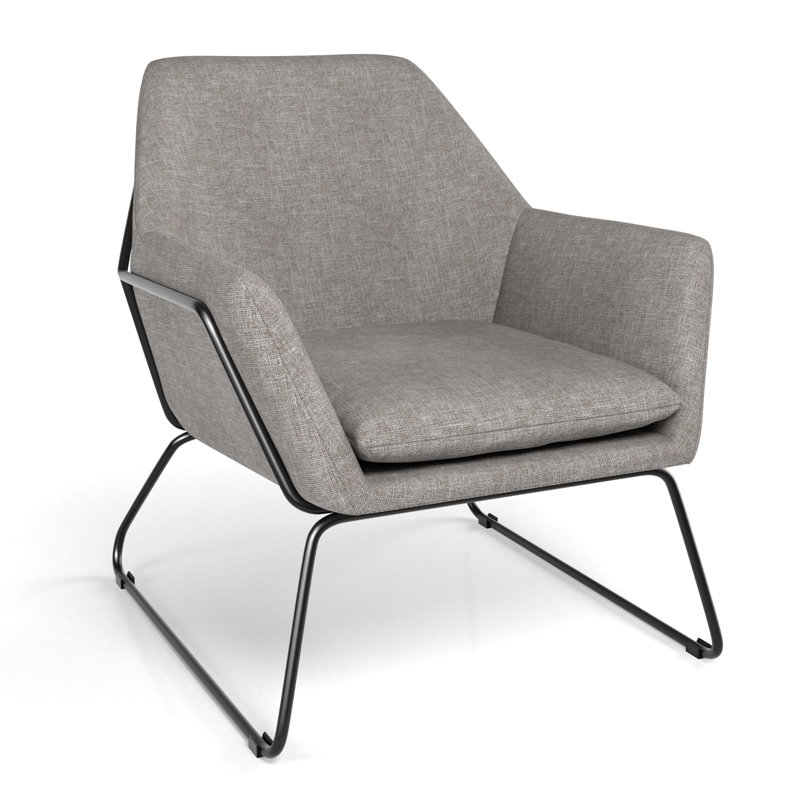 Williams Upholstered Accent Chair, Beige Heather