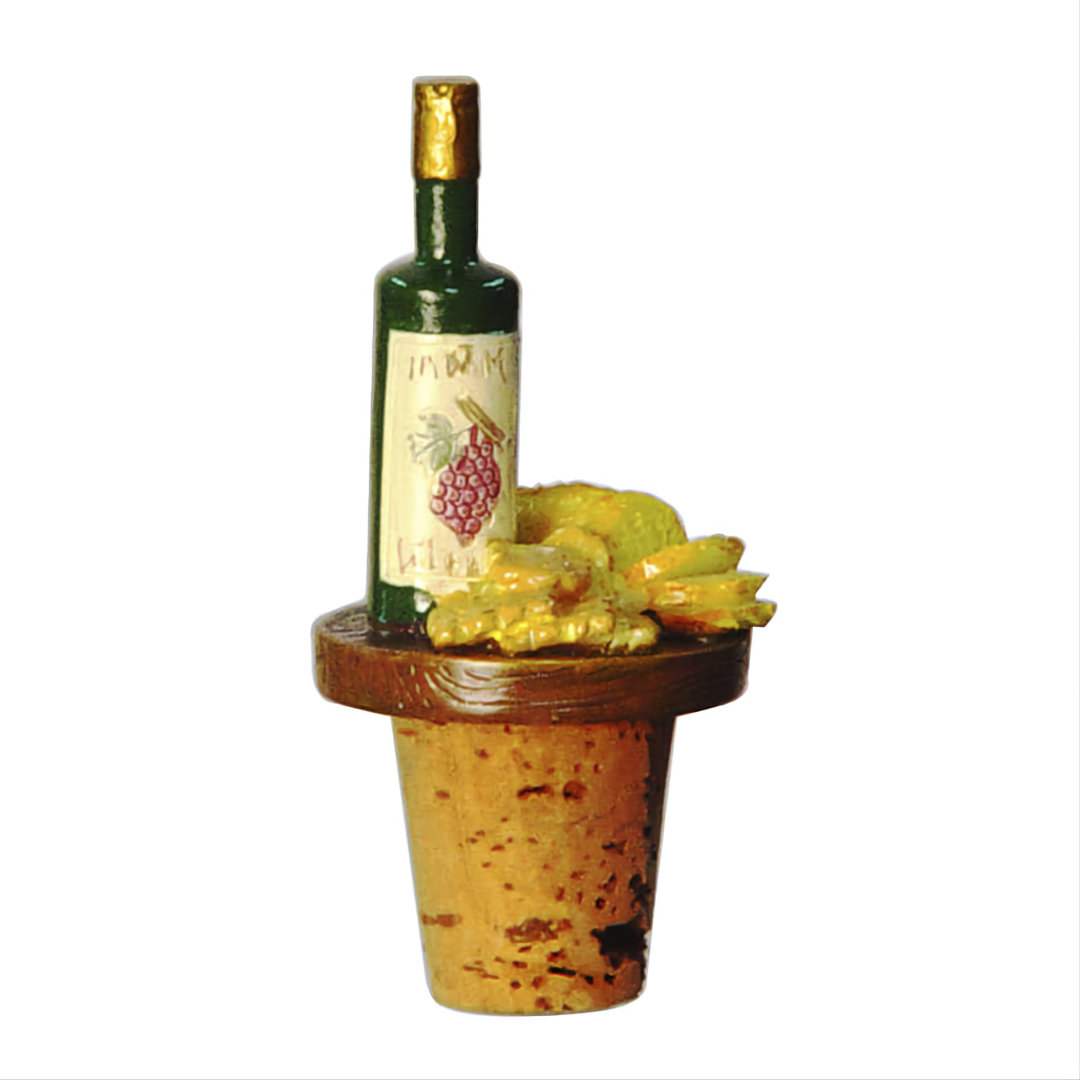 Albus Resin Butler Bottle Stopper (Set of 6) Fleur De Lis Living